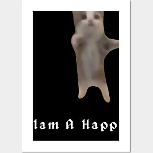 Happy Cat Meme Posters and Art